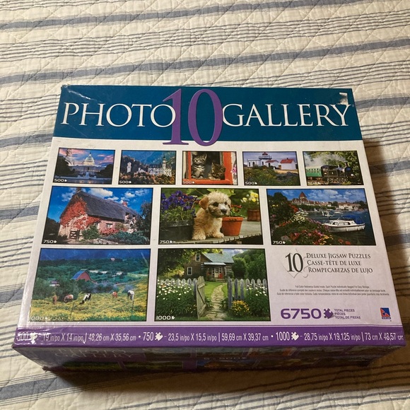 10 deluxe jigsaw puzzles box set - Picture 1 of 6